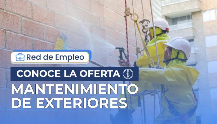 Vacante de empleo en Mantenimiento de Exteriores